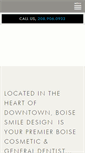 Mobile Screenshot of boisesmiledesign.com